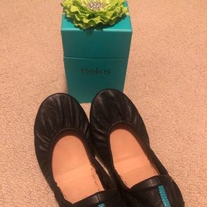 Tieks Matte Black Flats